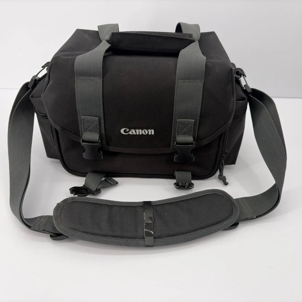 Canon 300DG Digital Gadget Camera Bag DSLR EOS Rebel Black Gray Padded Case